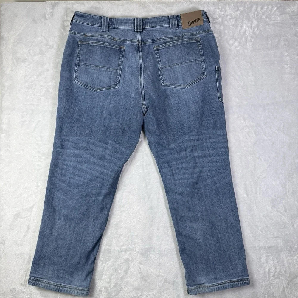 Duluth Trading Co Flannel Lined Jeans Men's‎ 40x30 Ballroom Double Flex Outdoor
